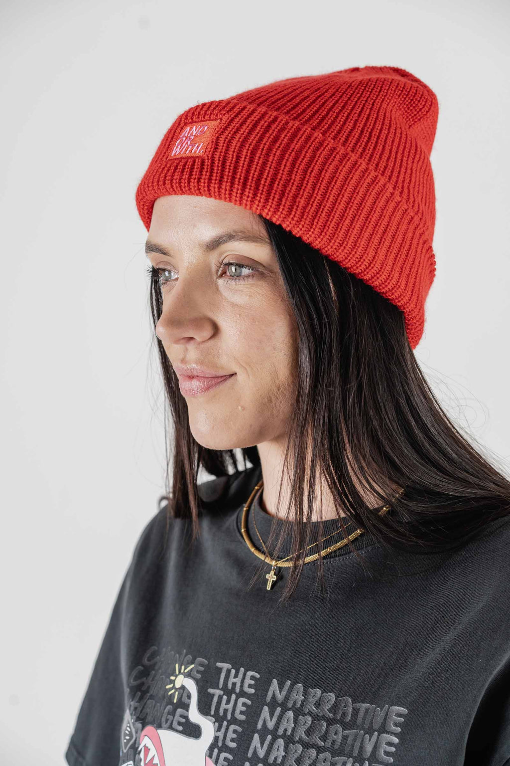 Logo Beanie Red