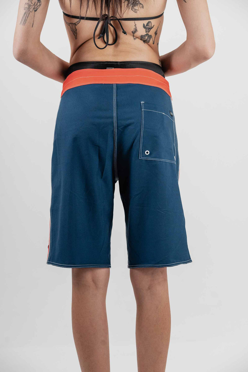 Statement Surf 20" Boardshort Navy/Red