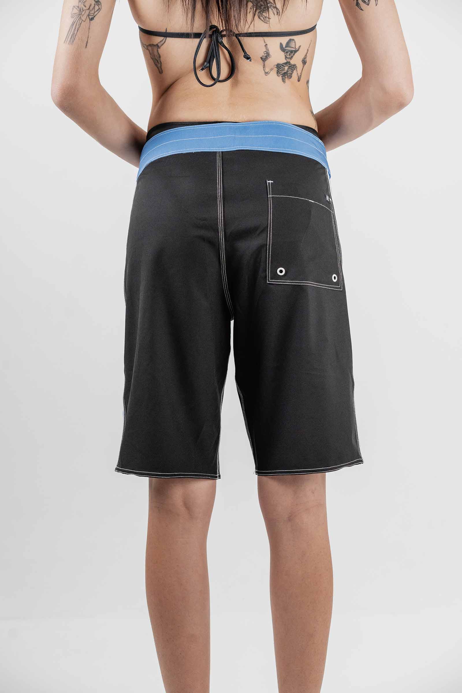 Statement Surf 20" Boardshort Black/Blue