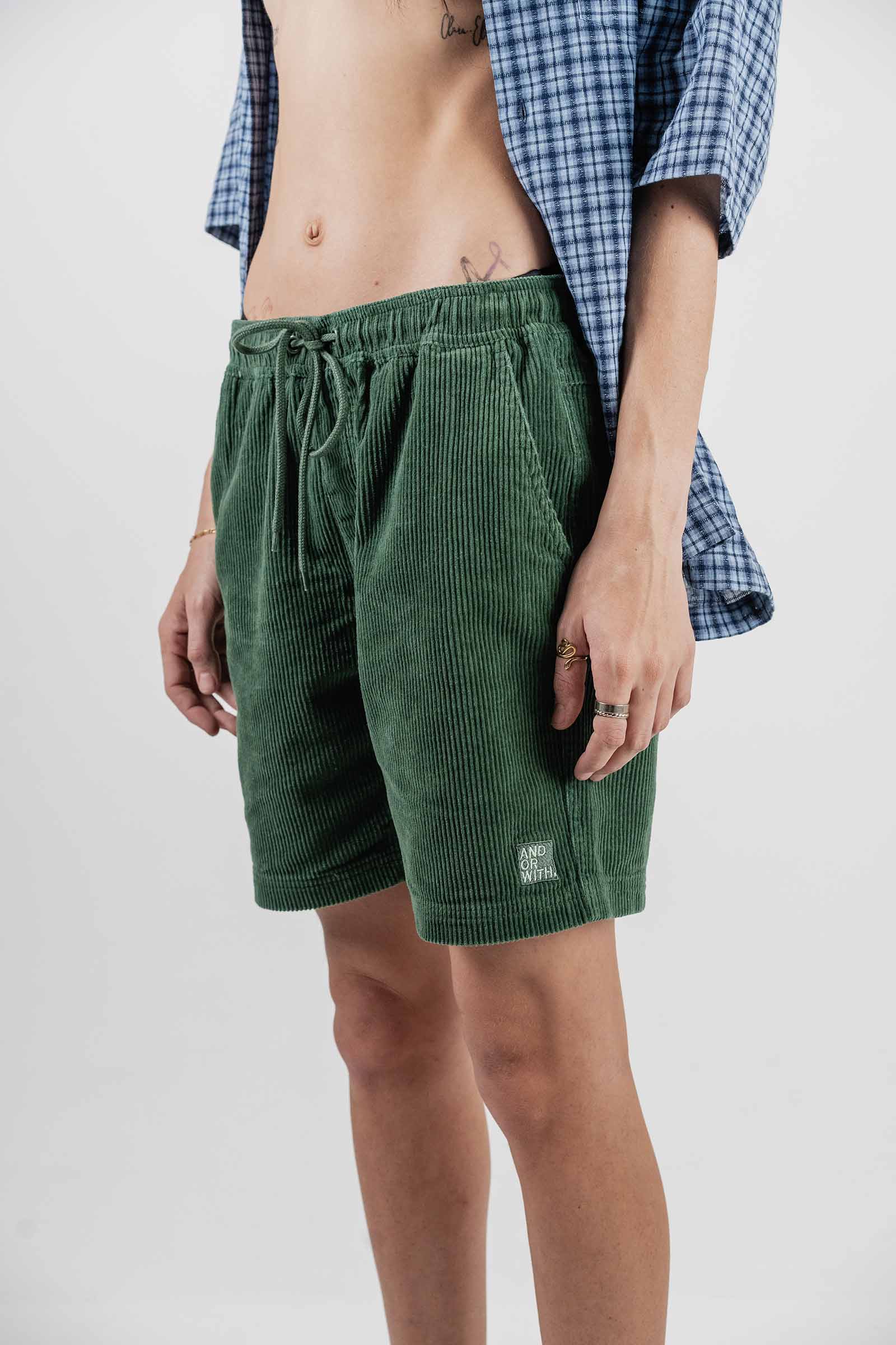 Beach Bum Corduroy Shorts Green