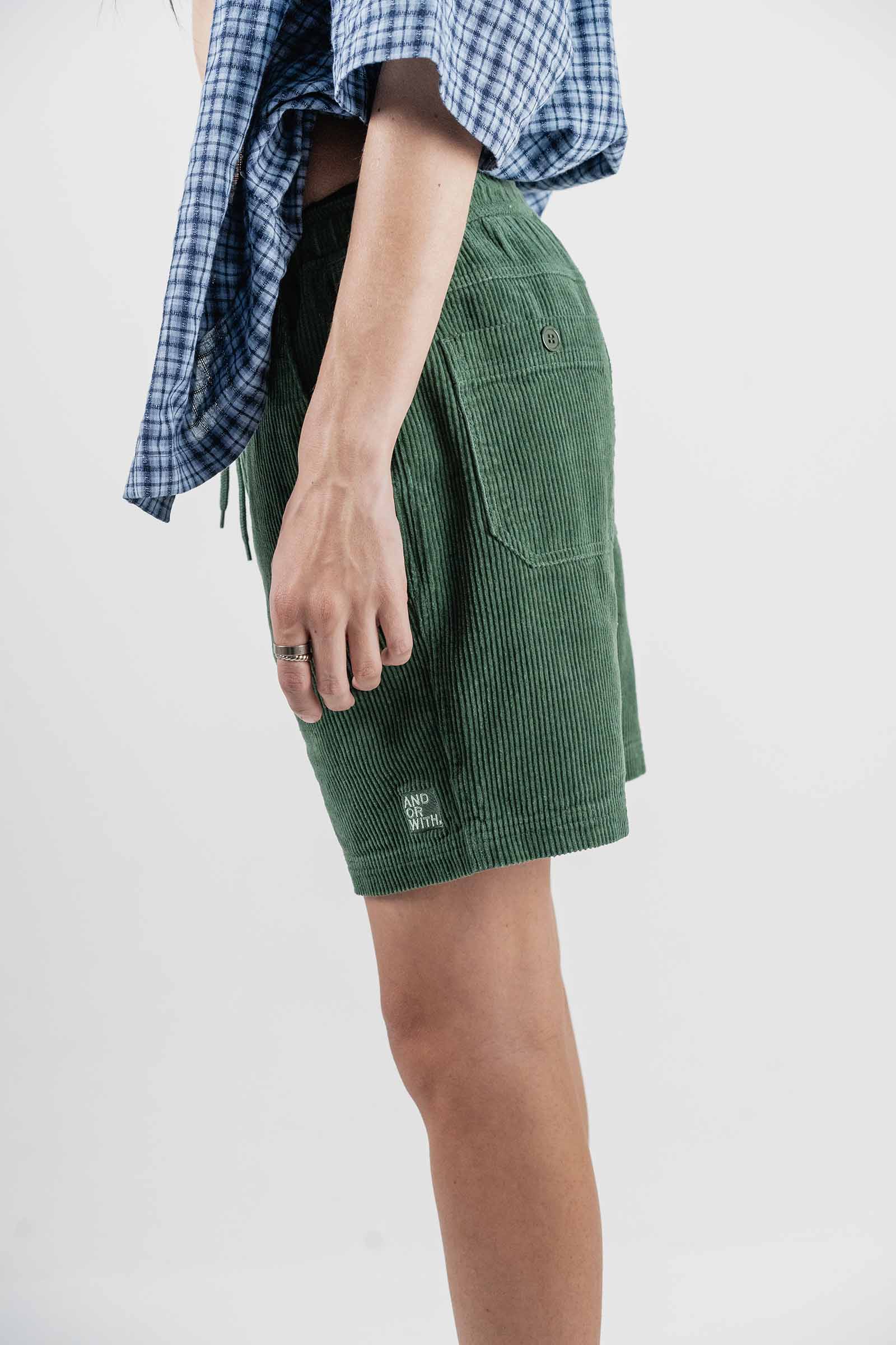 Beach Bum Corduroy Shorts Green