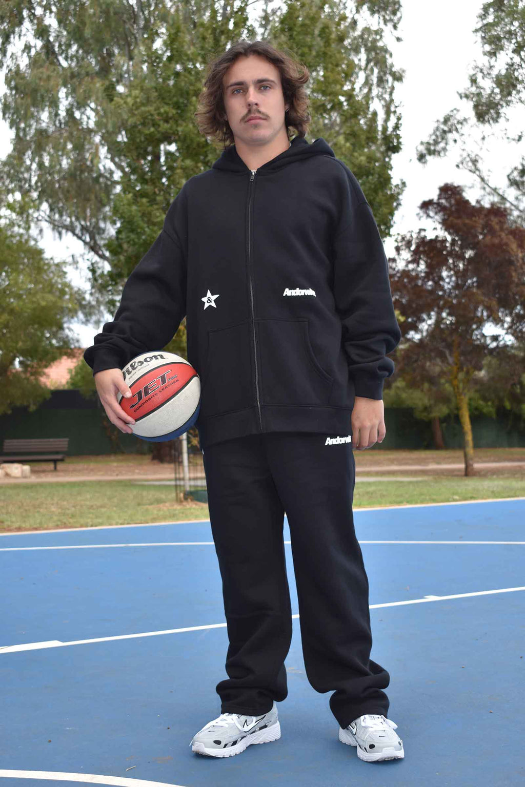 Rock Star Track Pants Black