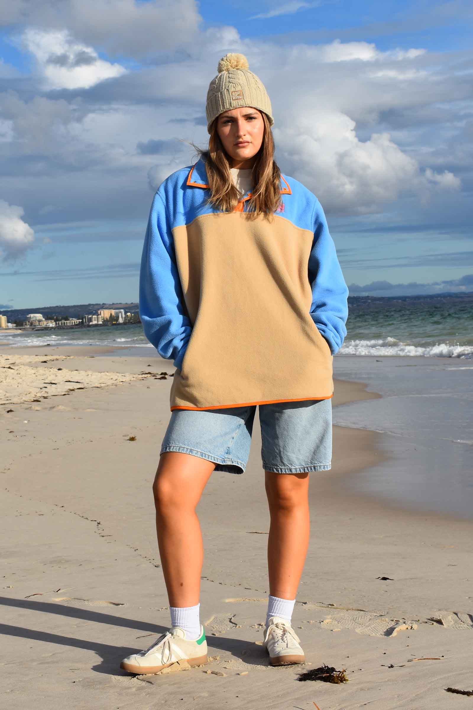 Campfire 1/4 Snap Polar Fleece Pullover Blue