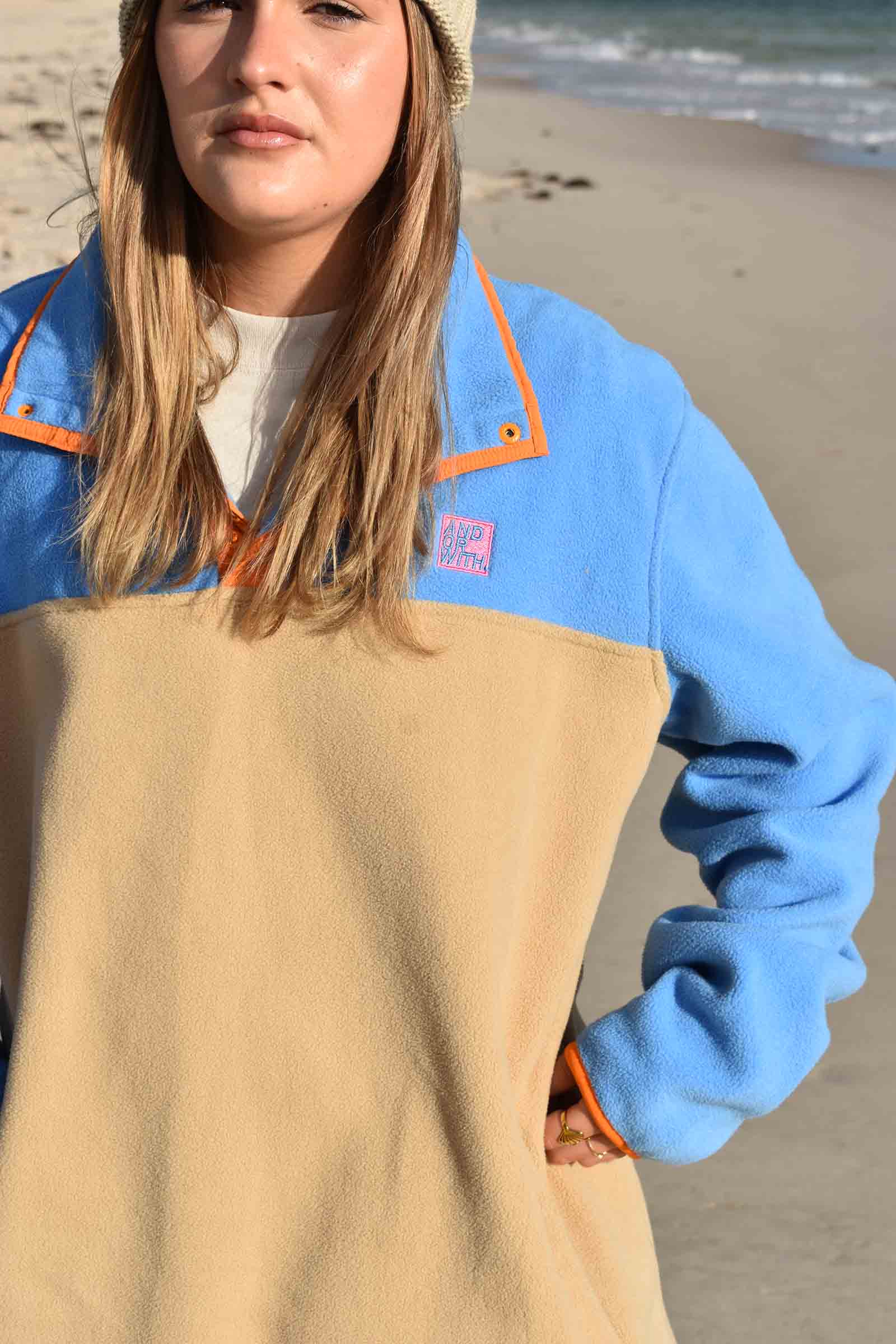 Campfire 1/4 Snap Polar Fleece Pullover Blue