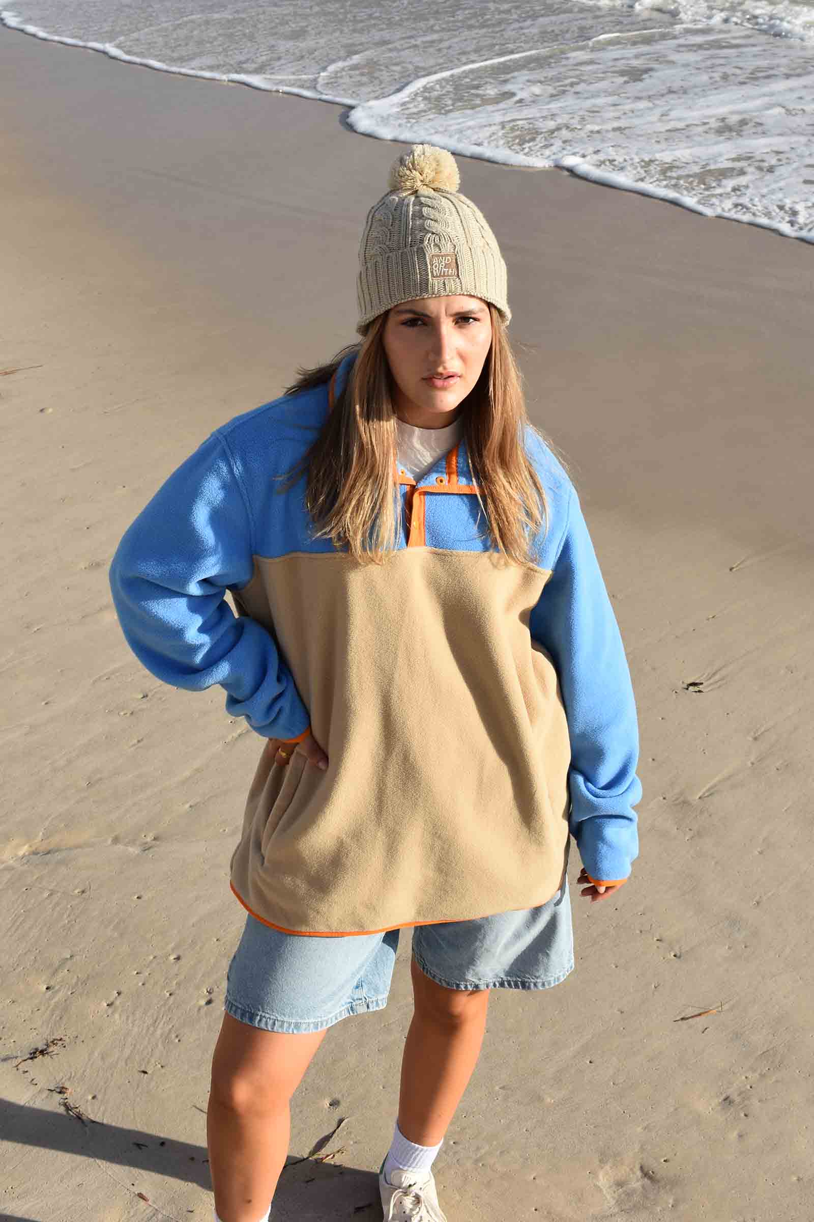 Campfire 1/4 Snap Polar Fleece Pullover Blue