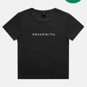 Family Ribbed Tee Organic Black