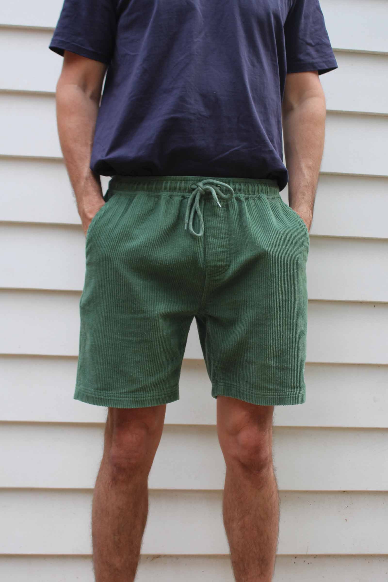 Beach Bum Corduroy Shorts Green