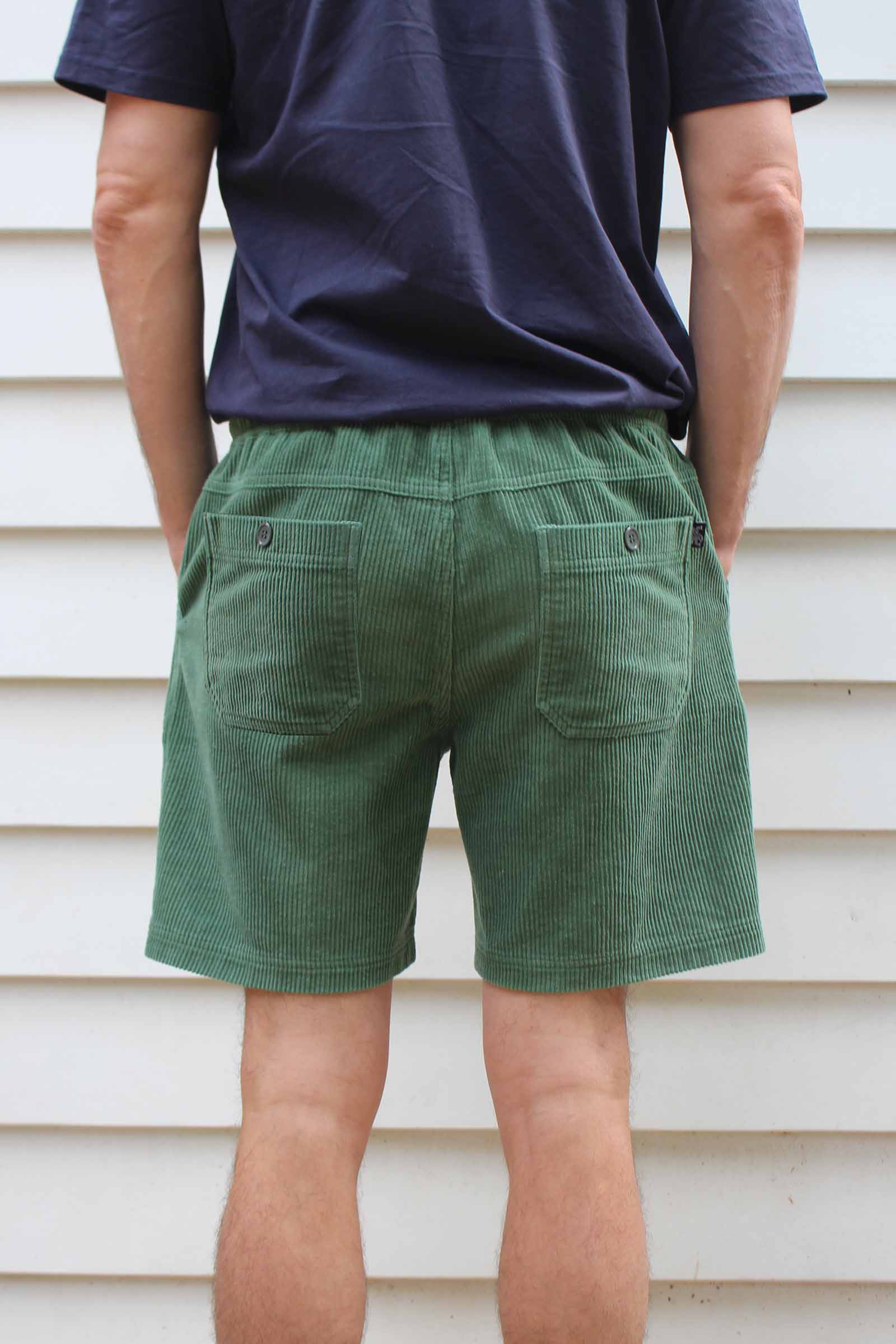 Beach Bum Corduroy Shorts Green
