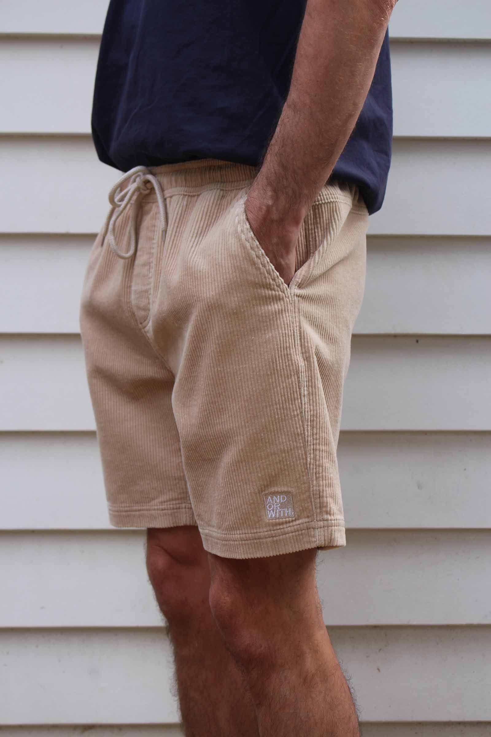 Beach Bum Corduroy Shorts Cream