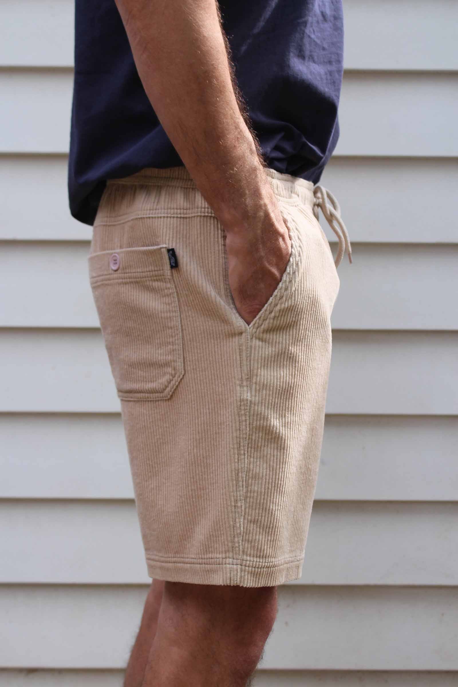 Beach Bum Corduroy Shorts Cream