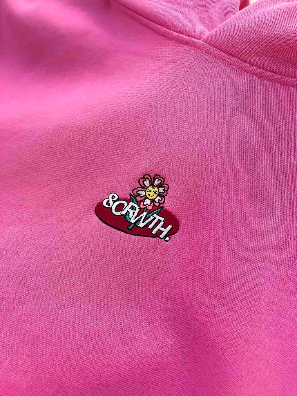 Trippy Flower Hoodie Pink