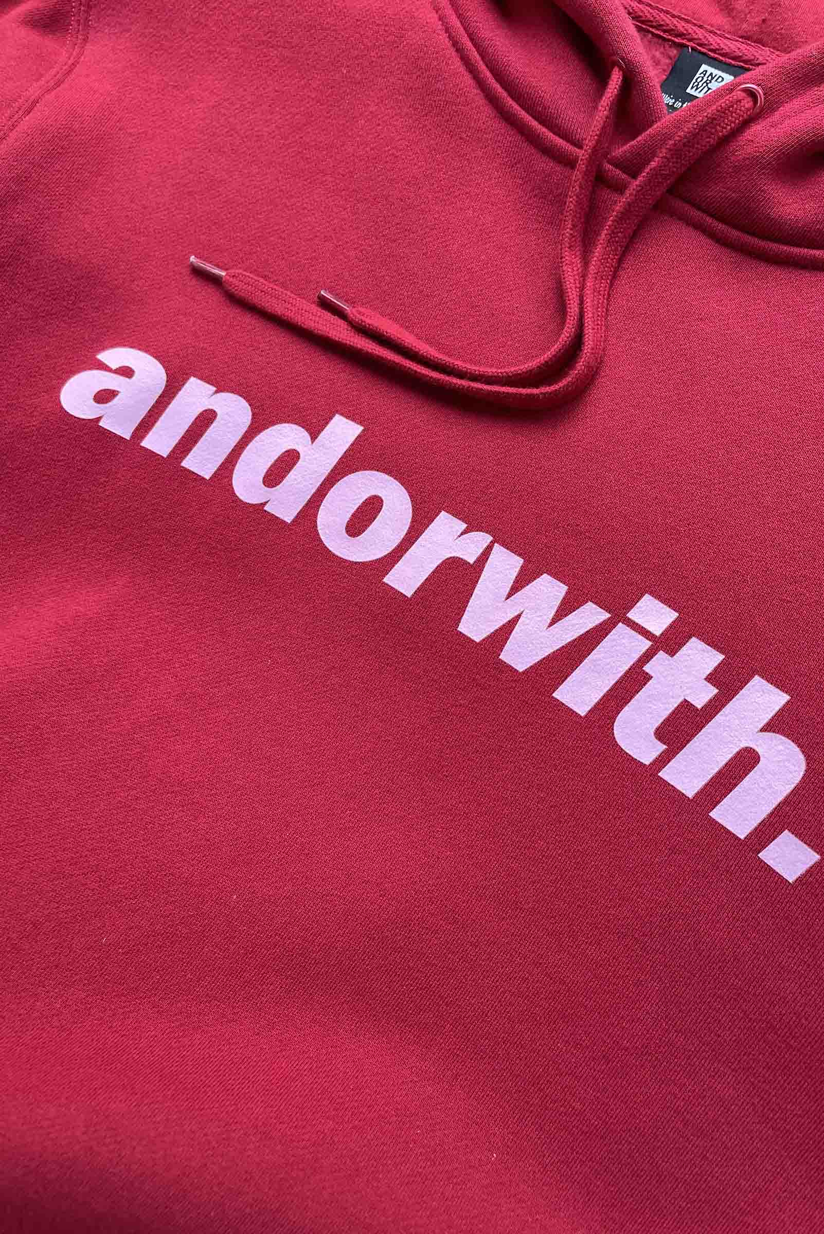 Statement Hoodie Red