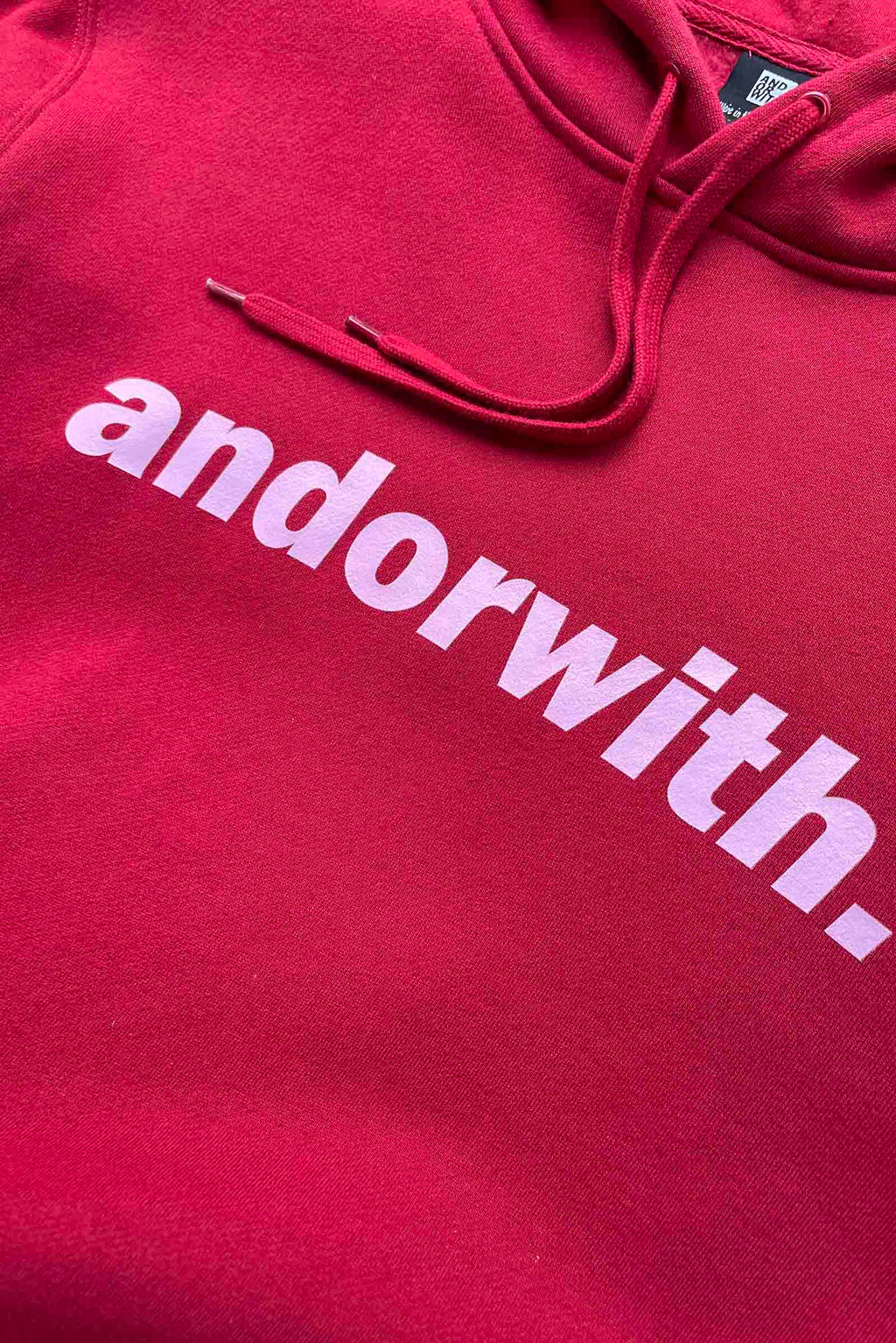 Statement Hoodie Red