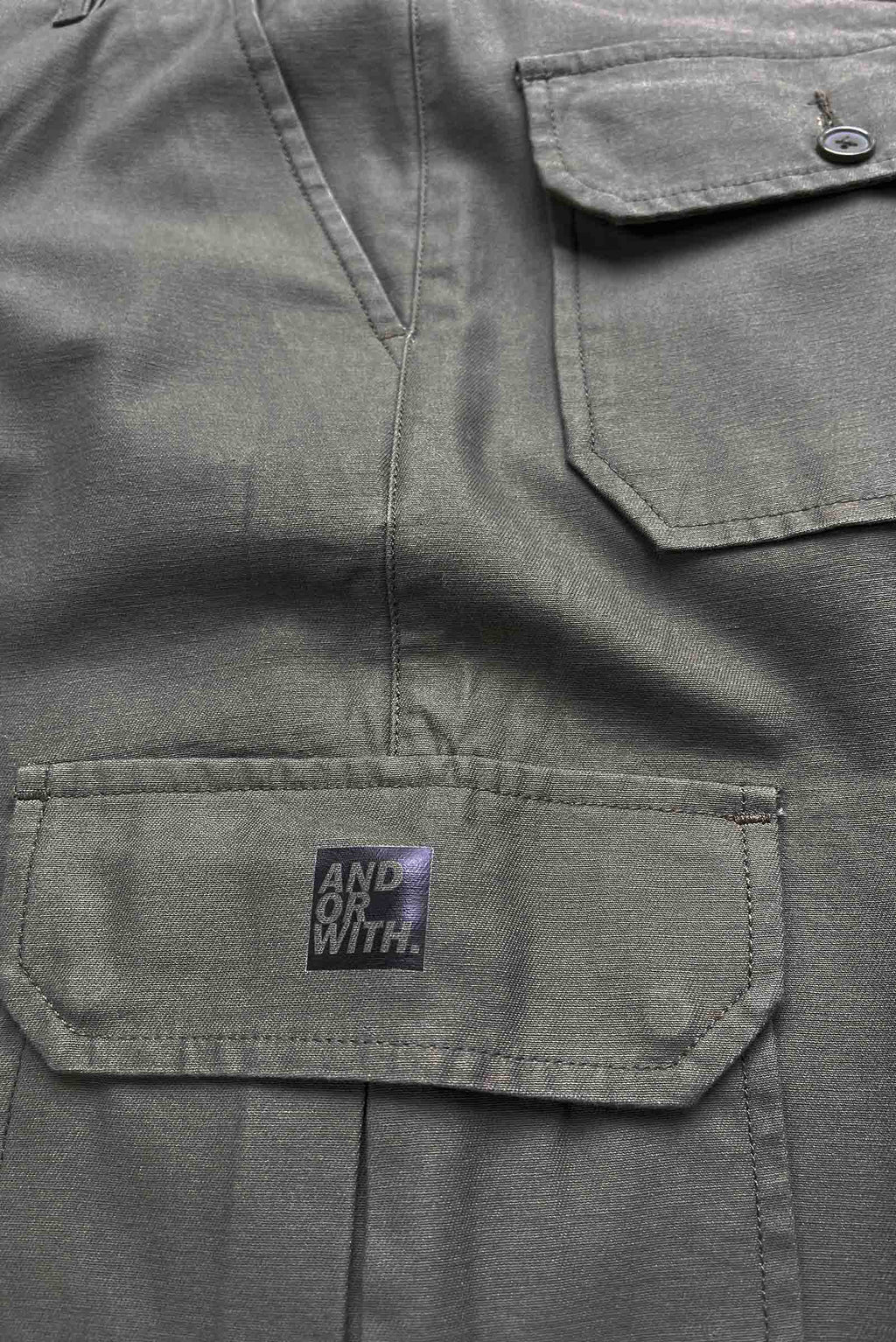 Logo Cargo Pants Army Green