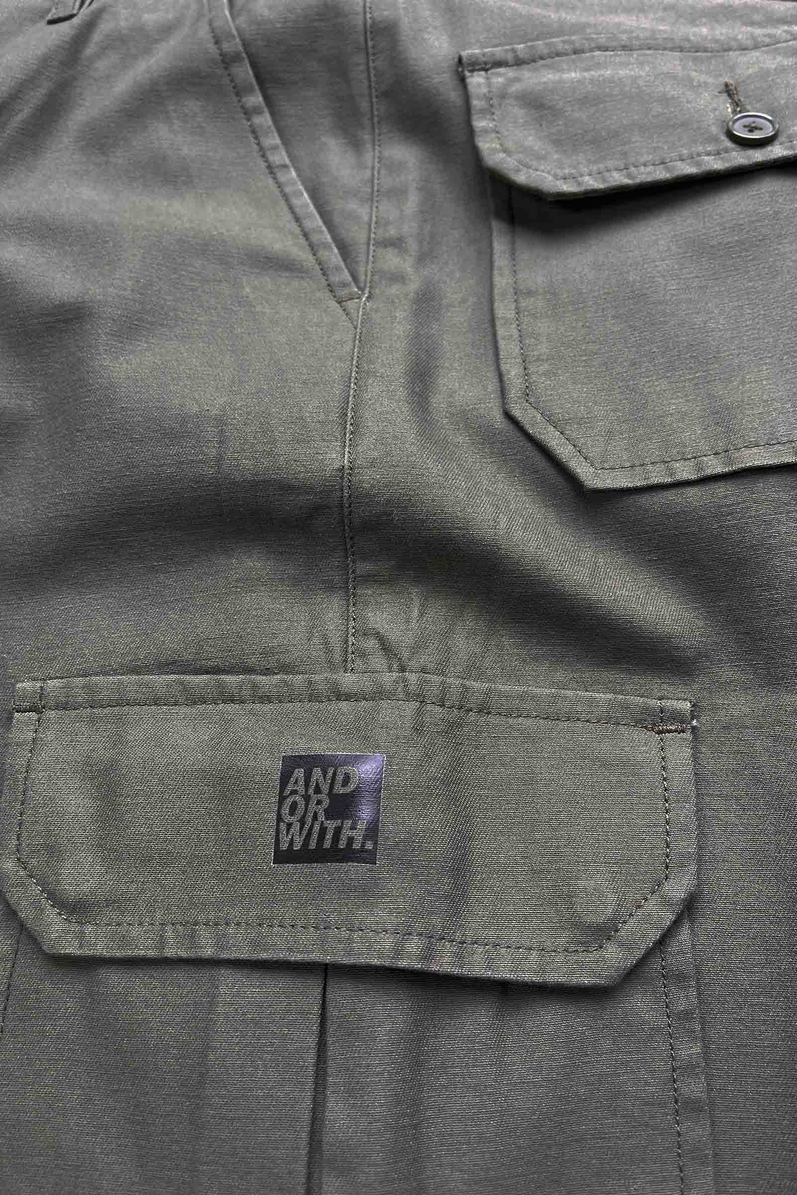 Logo Cargo Pants Army Green