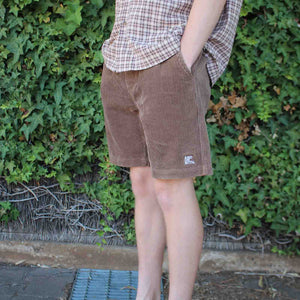 Beach Bum Corduroy Shorts Brown