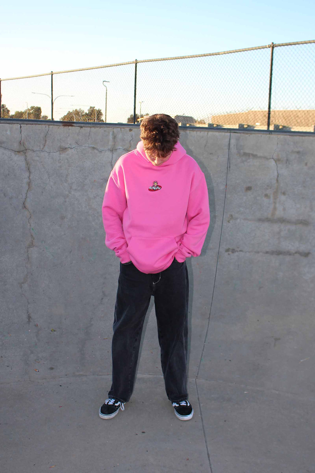 Trippy Flower Hoodie Pink