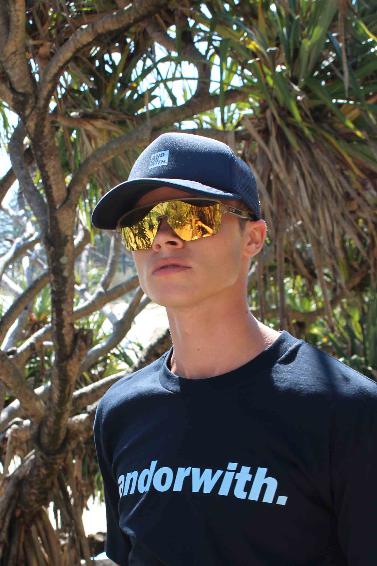 Logo Foam Trucker Hat Navy