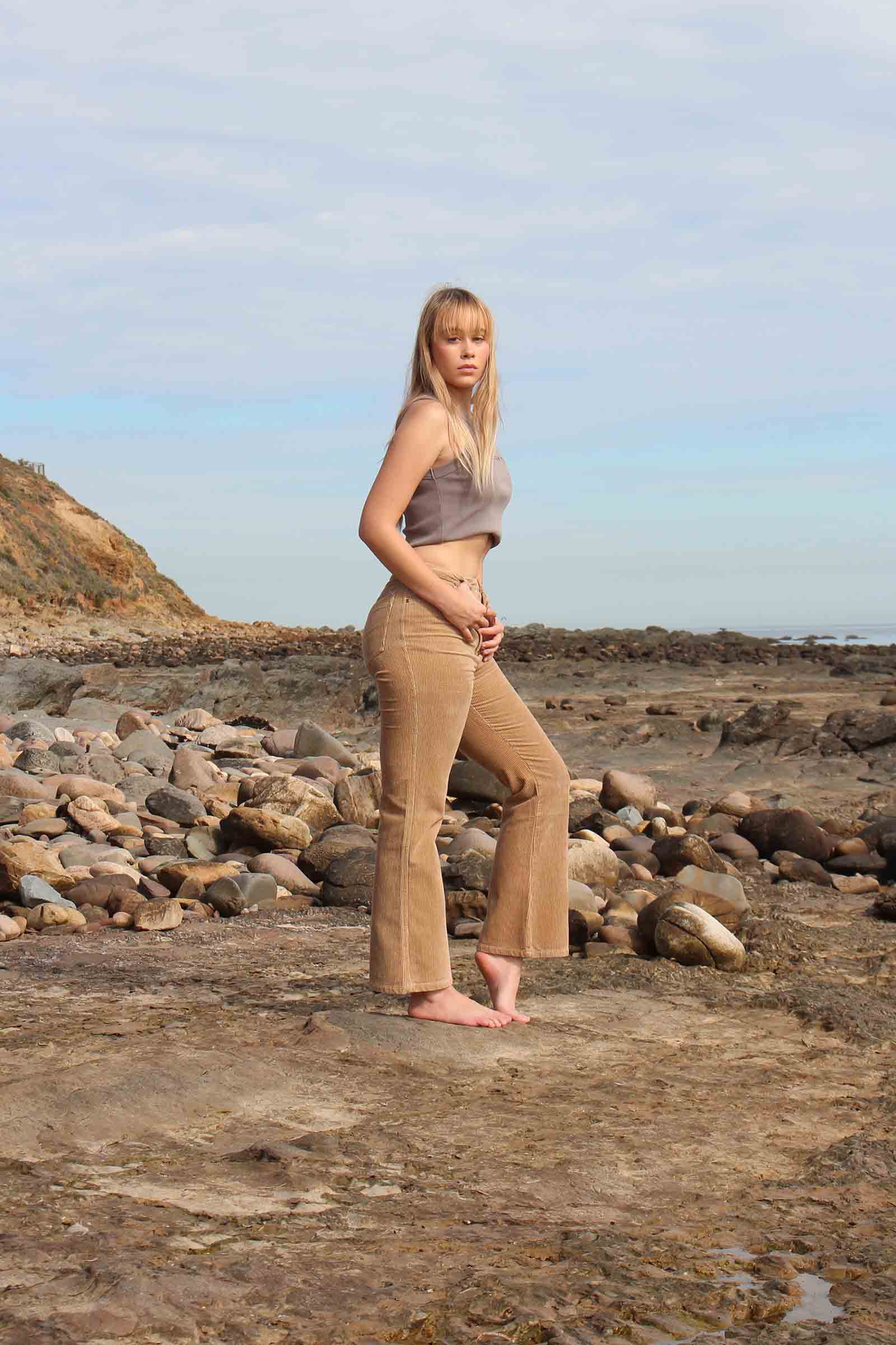 Beach Bum Corduroy Flare Pants