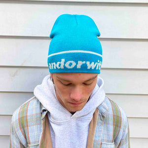 unisex-cuffless-wool-beanie-blue-andorwith-surf-skate-wear