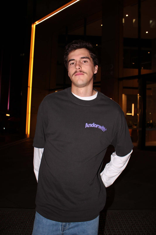 Swoop Oversized Tee Black