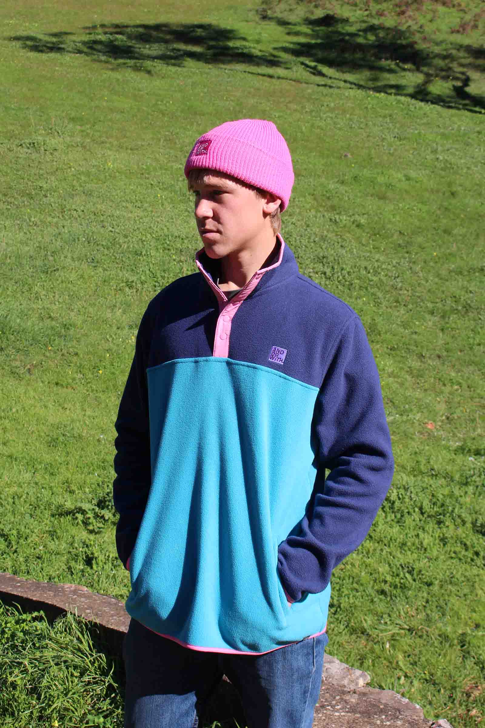 Campfire 1/4 Snap Polar Fleece Pullover Aqua