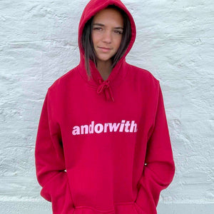 unisex-red-hoody-jumper-andorwith-surf-skate-wear