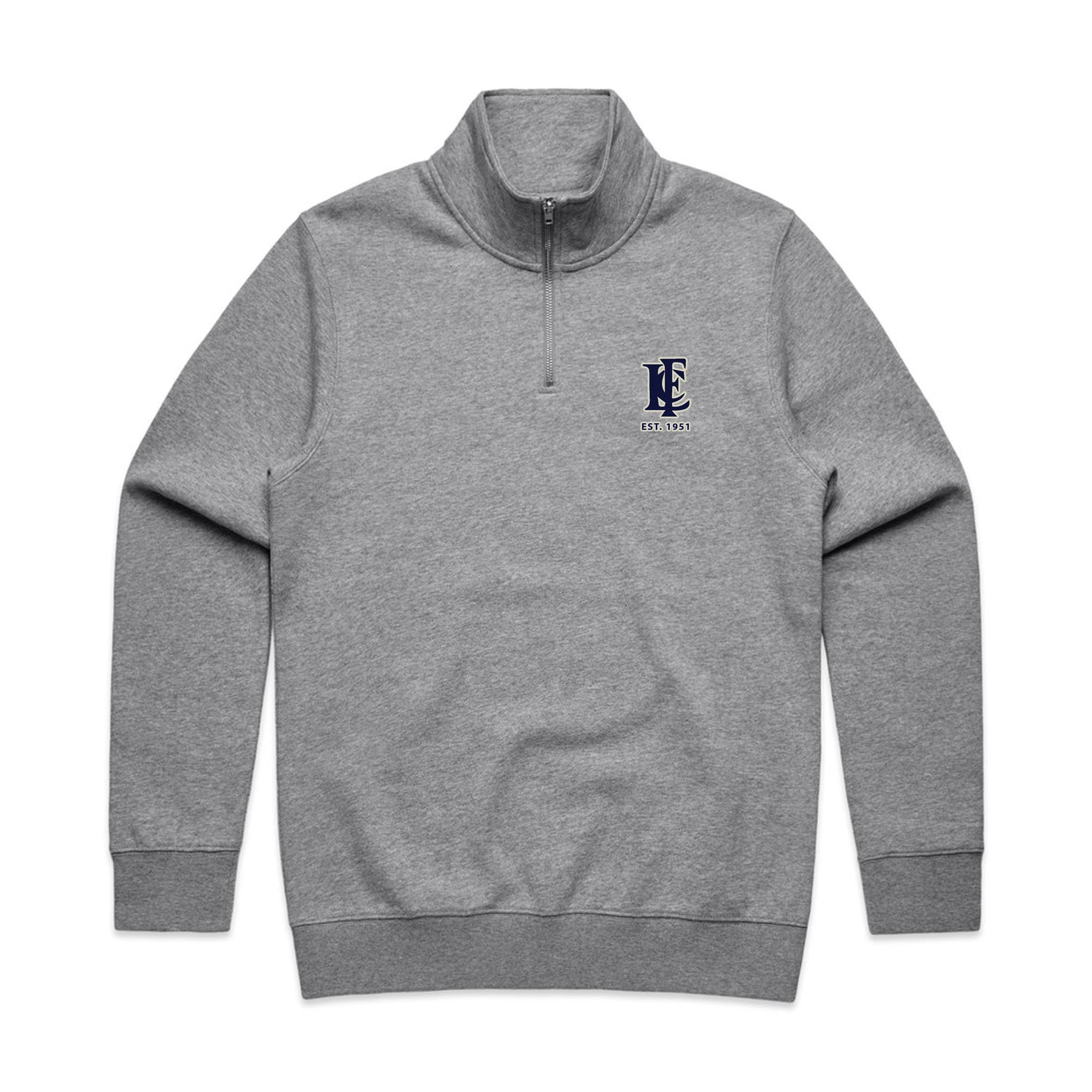 LFC 1/4 Zip Sweater Heather Grey