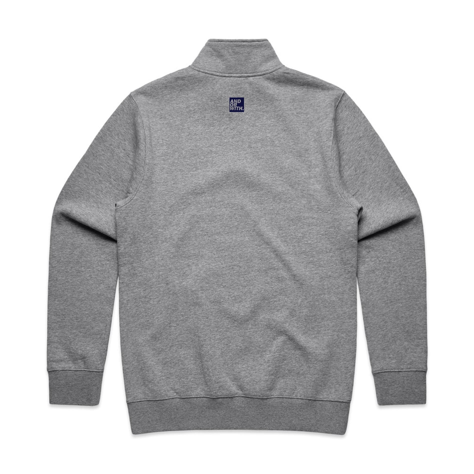 LFC 1/4 Zip Sweater Heather Grey