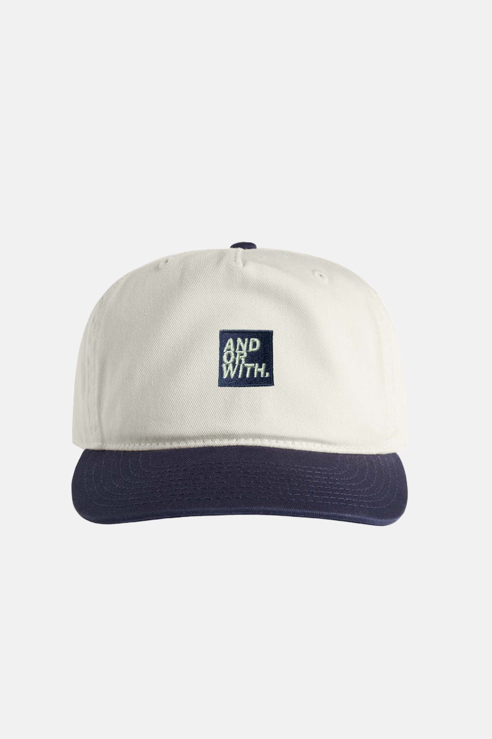 Logo Baseball Cap Cream/Navy