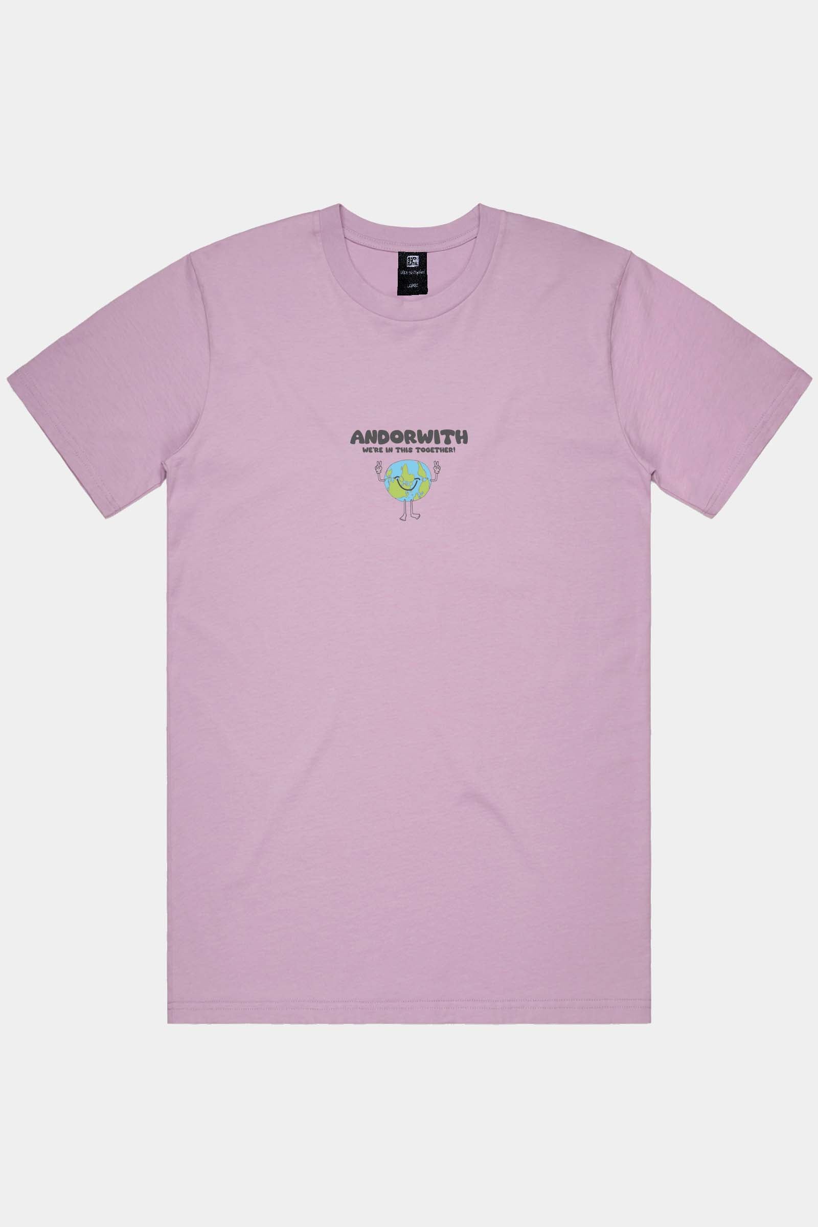 unisex-lavender-tshirt-andorwith-surf-skate-wear