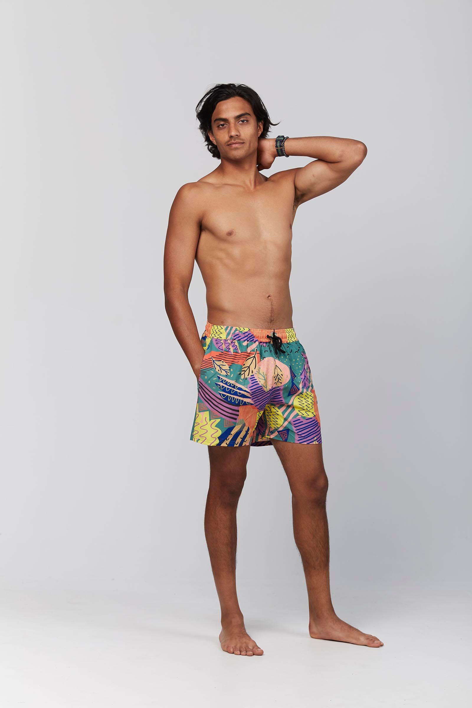 recycled-colourful-board-shorts-andorwith-surf-skate-wear