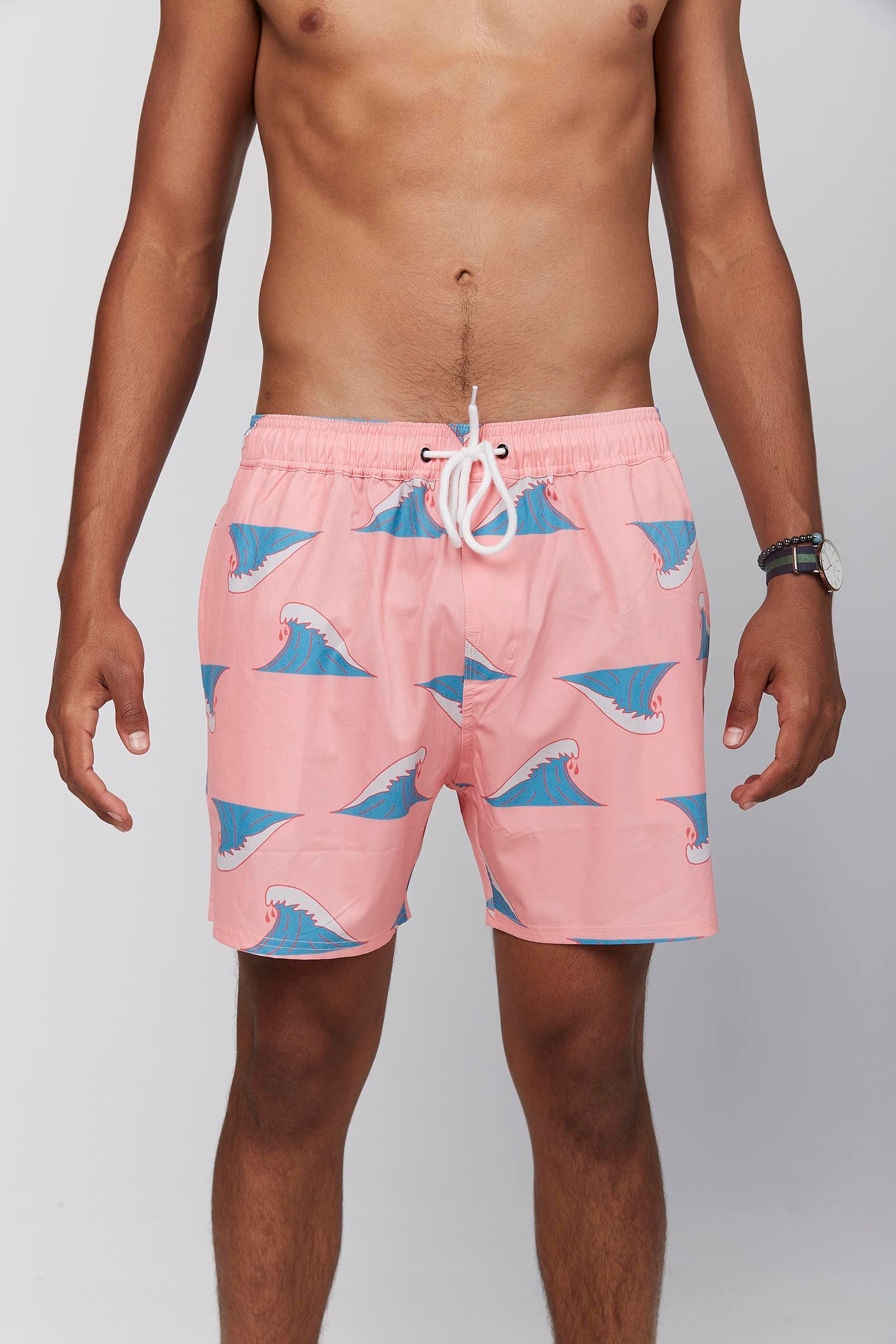 recycled-pink-board-shorts-andorwith-surf-skate-wear