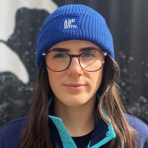 unisex-blue-wool-beanie-andorwith-surf-skate-wear