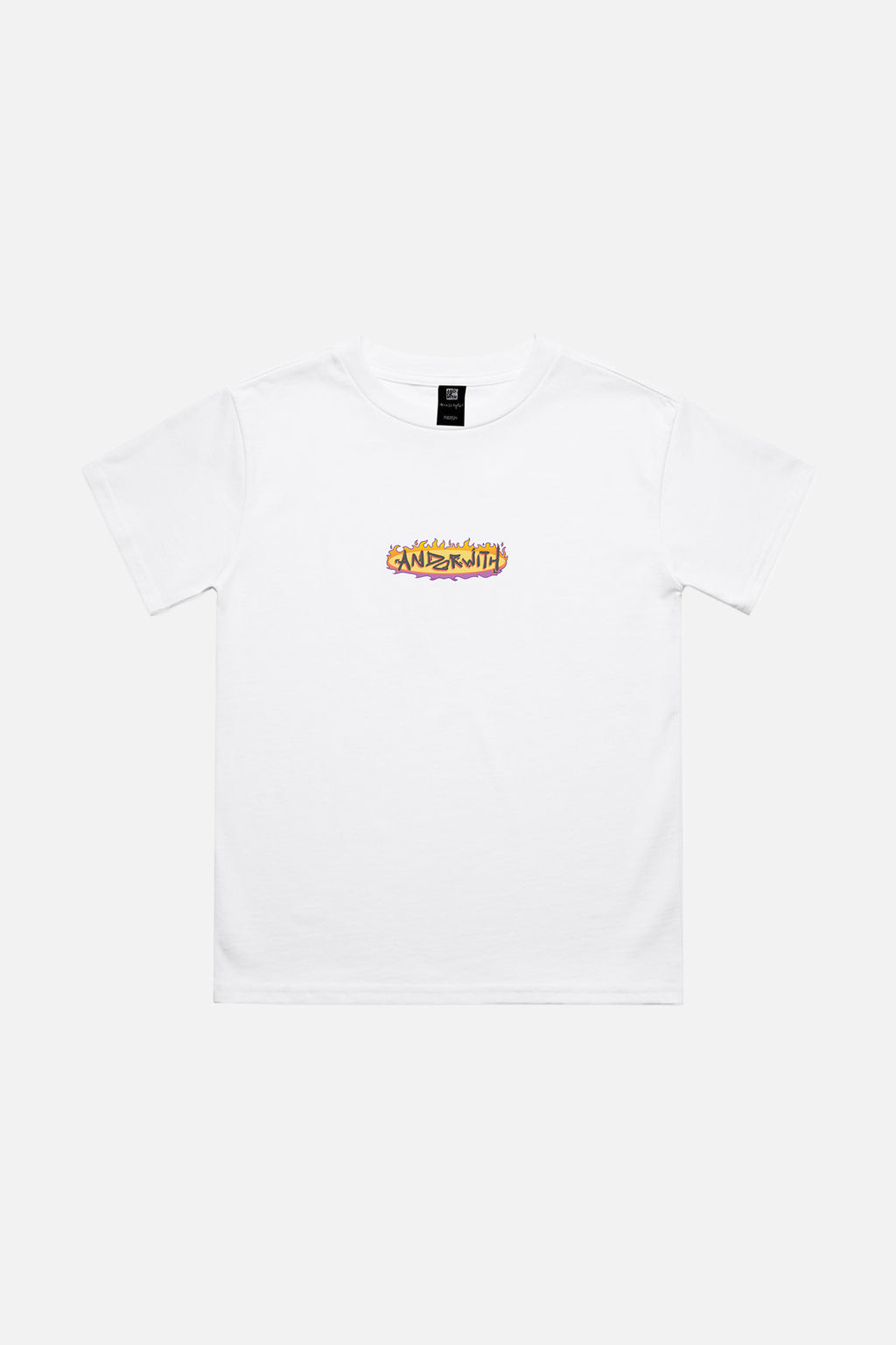On Fire Baby Fit Tee White