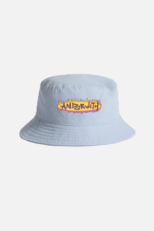 On Fire Bucket Hat Blue
