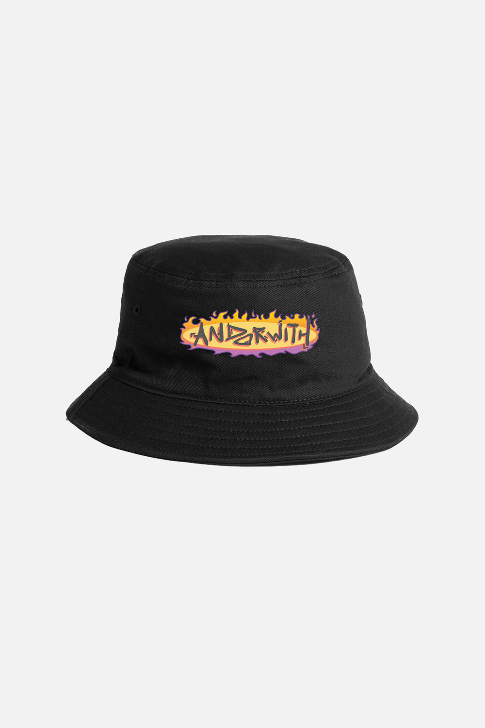 On Fire Bucket Cap Black | Andorwith beach & street wear Australia