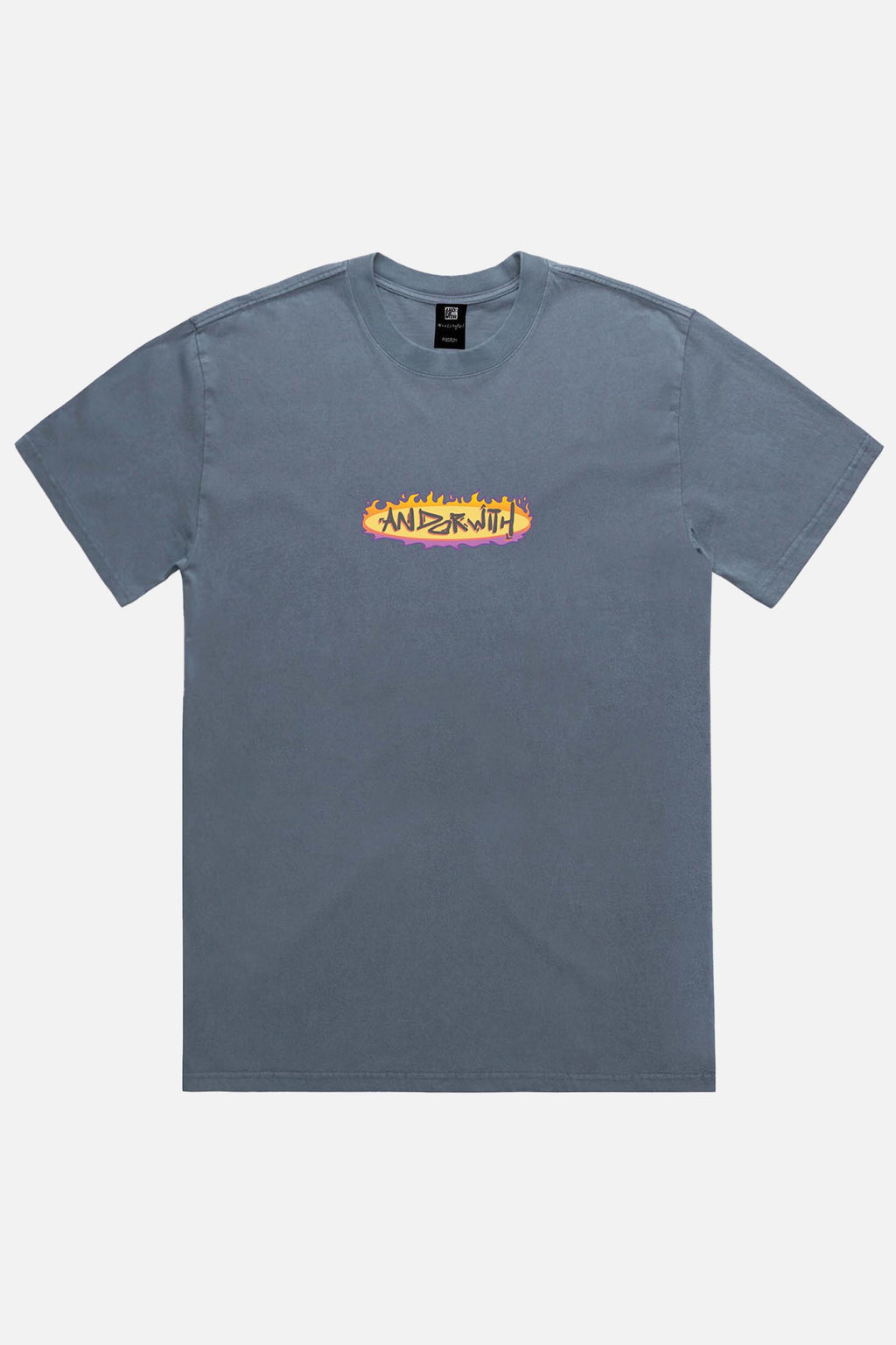 On Fire Oversized Tee Blue