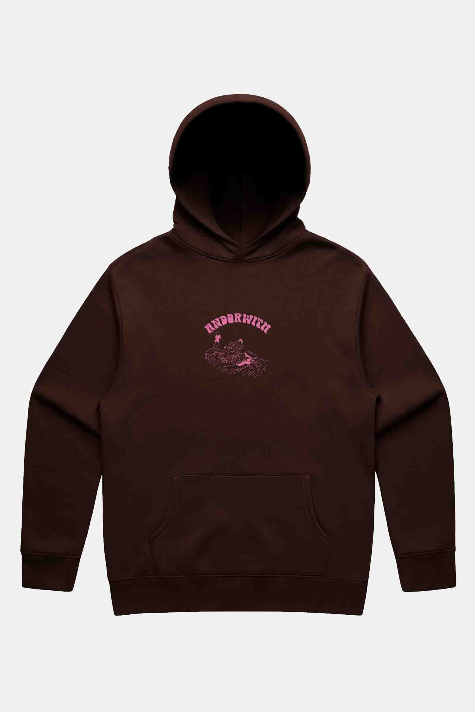 unisex-brown-hoody-australian-made-andorwith-surf-skate-wear