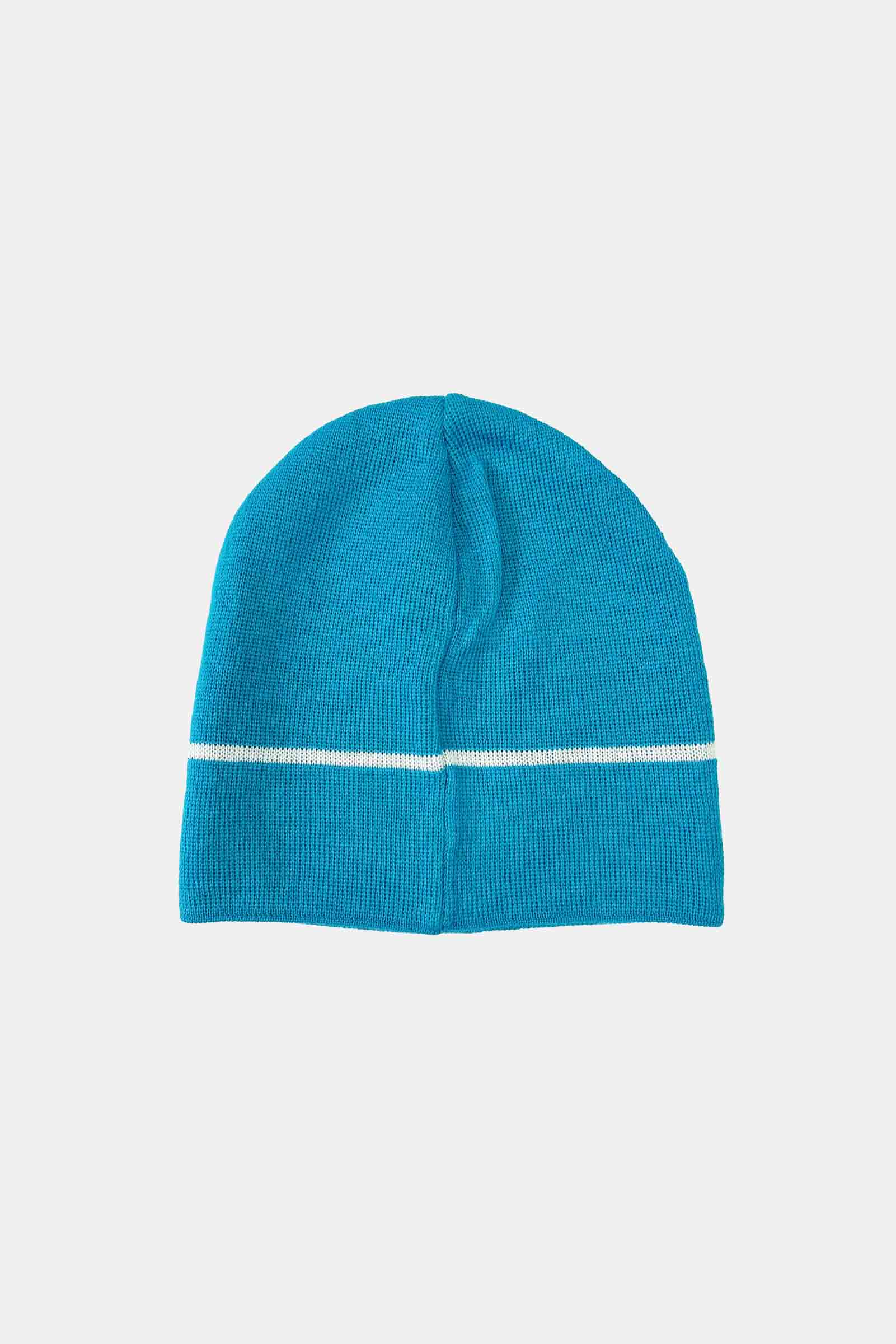 unisex-cuffless-wool-beanie-blue-andorwith-surf-skate-wear