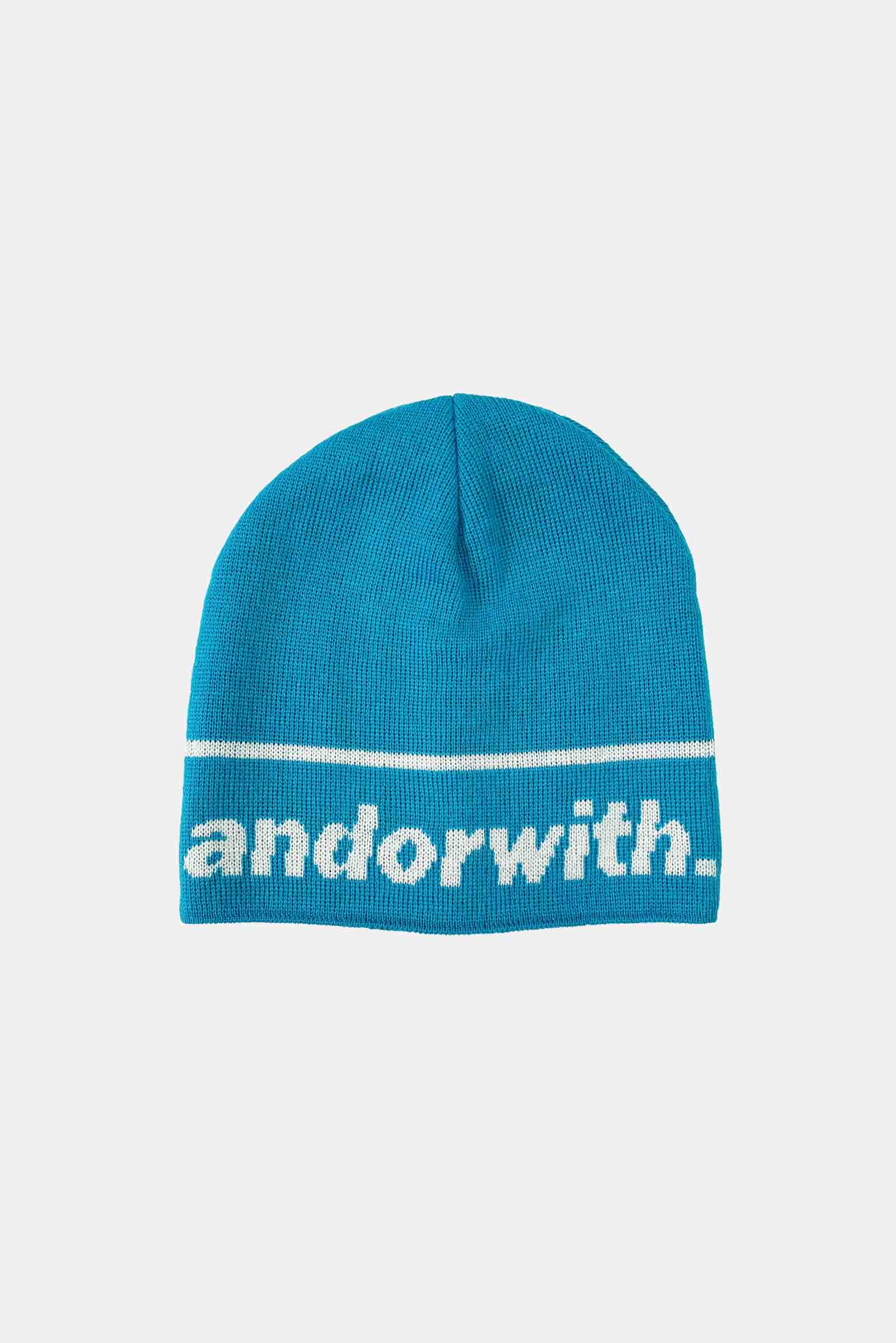 unisex-cuffless-wool-beanie-blue-andorwith-surf-skate-wear