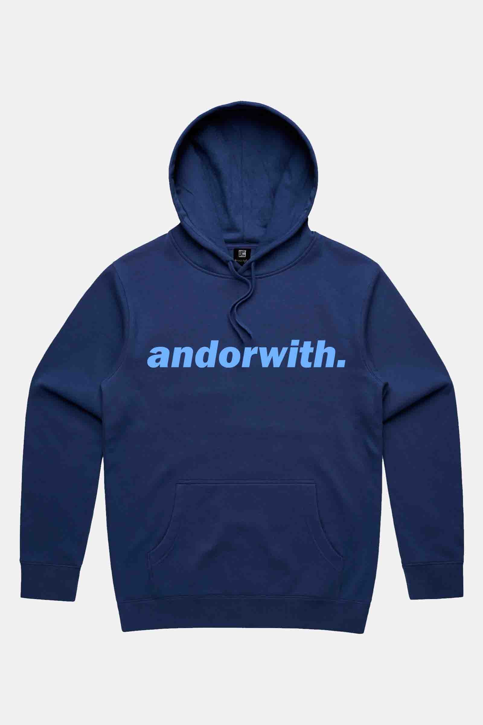 Statement Hoodie Blue
