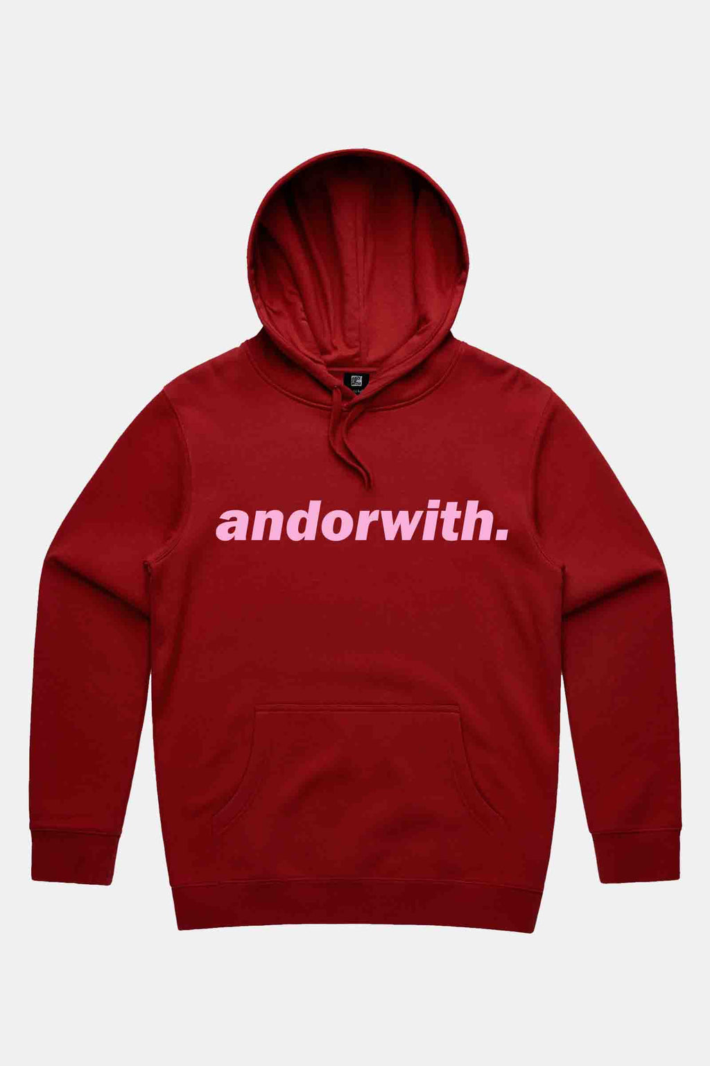 Statement Hoodie Red