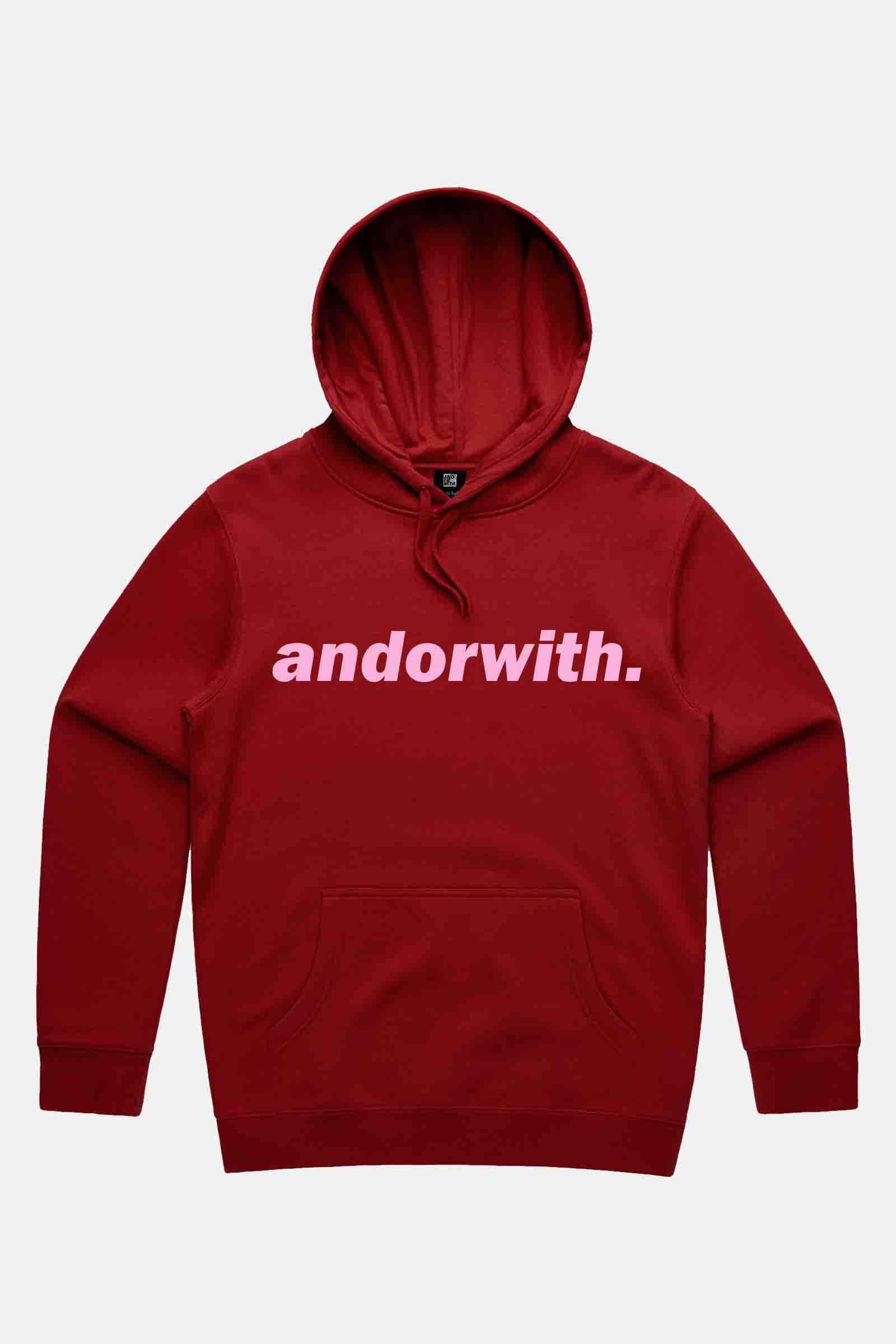 Statement Hoodie Red