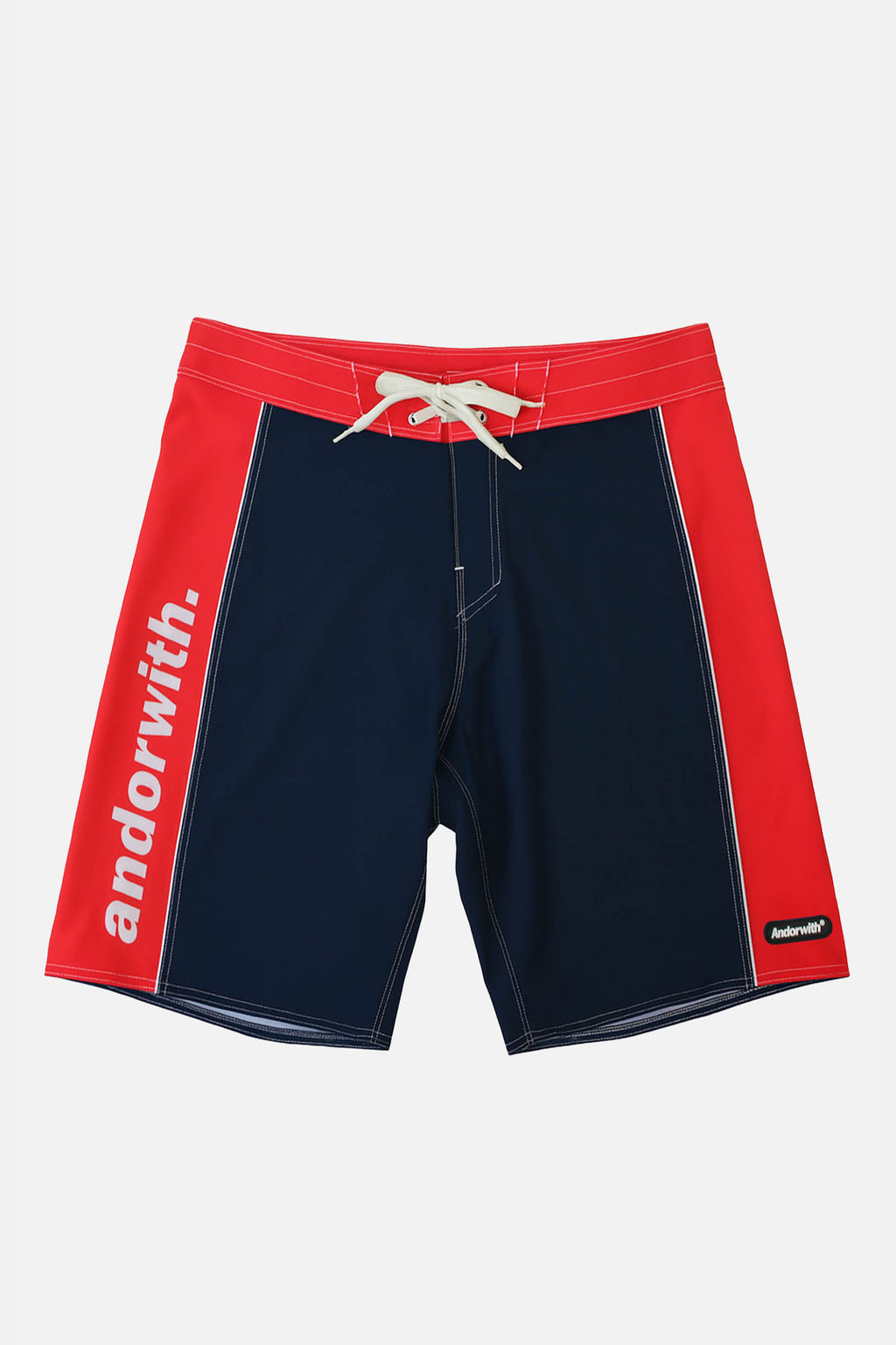 Statement Surf 20" Boardshort Navy/Red