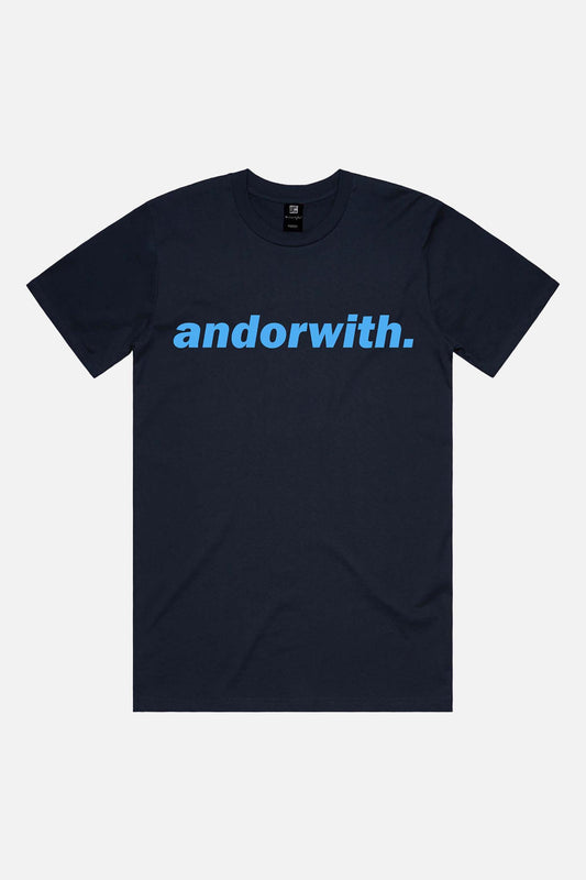 Statement Tee Navy