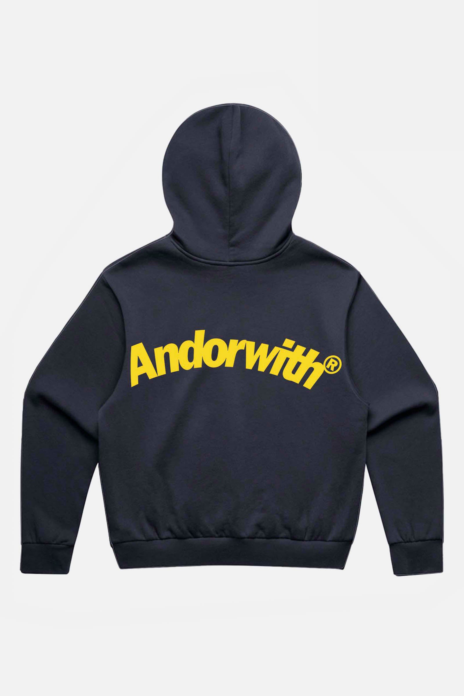 Swoop Box Fit Hoodie Navy