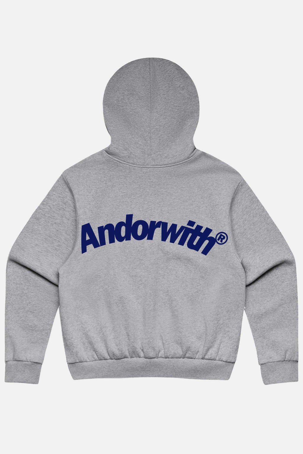 Swoop Box Fit Hoodie Grey Marle