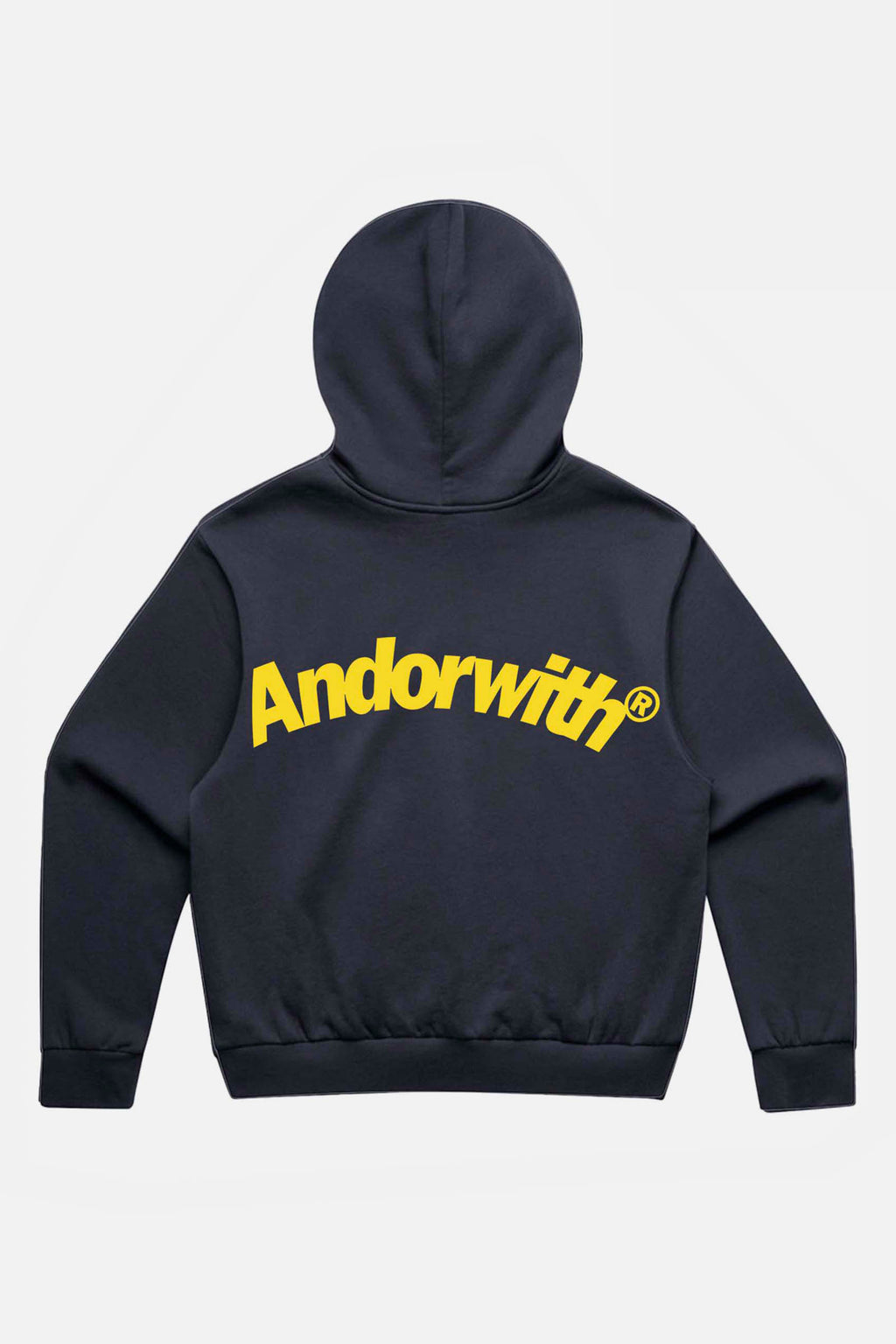 Swoop Box Fit Hoodie Navy