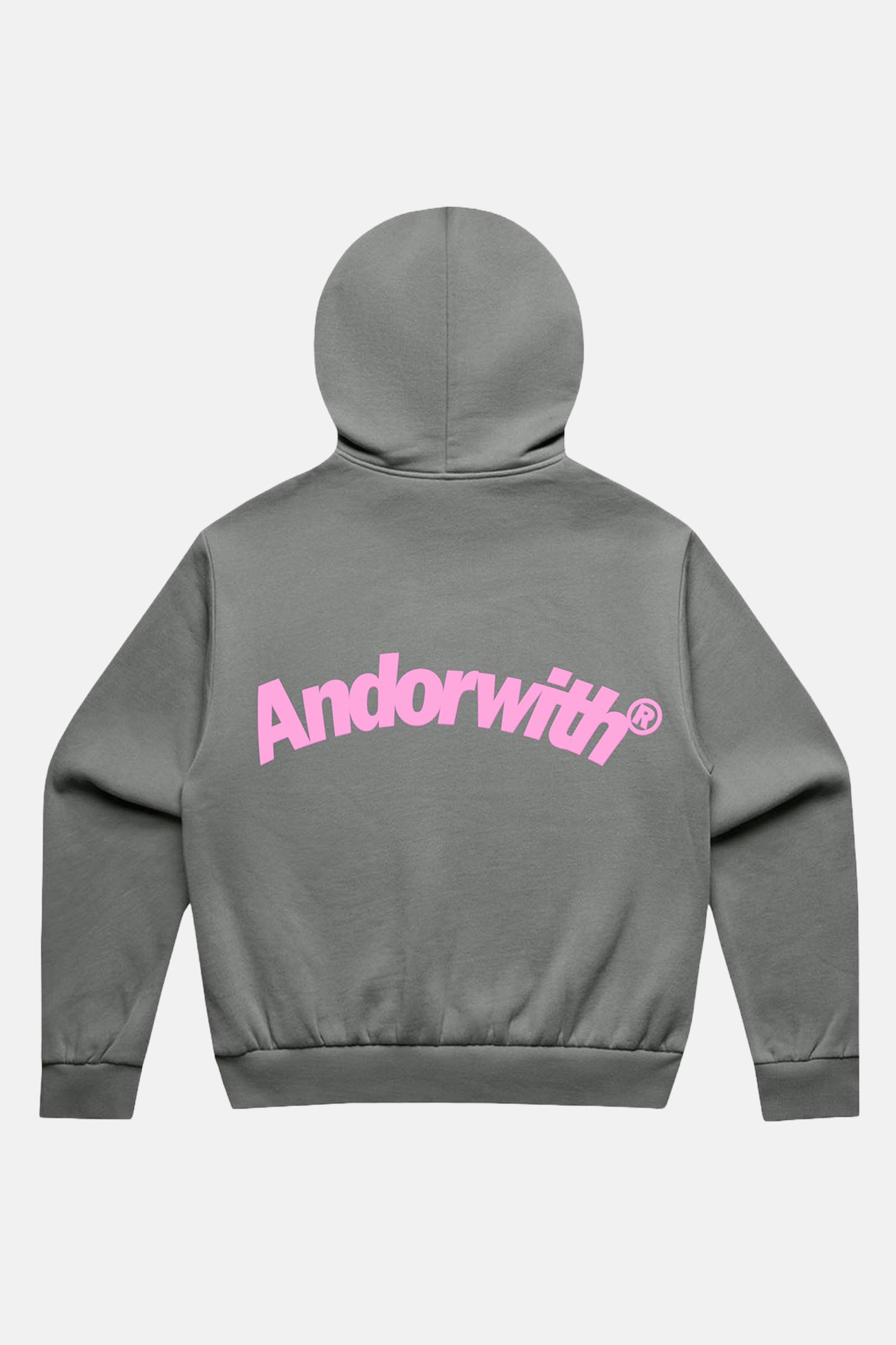 Swoop Box Fit Hoodie Slate Grey